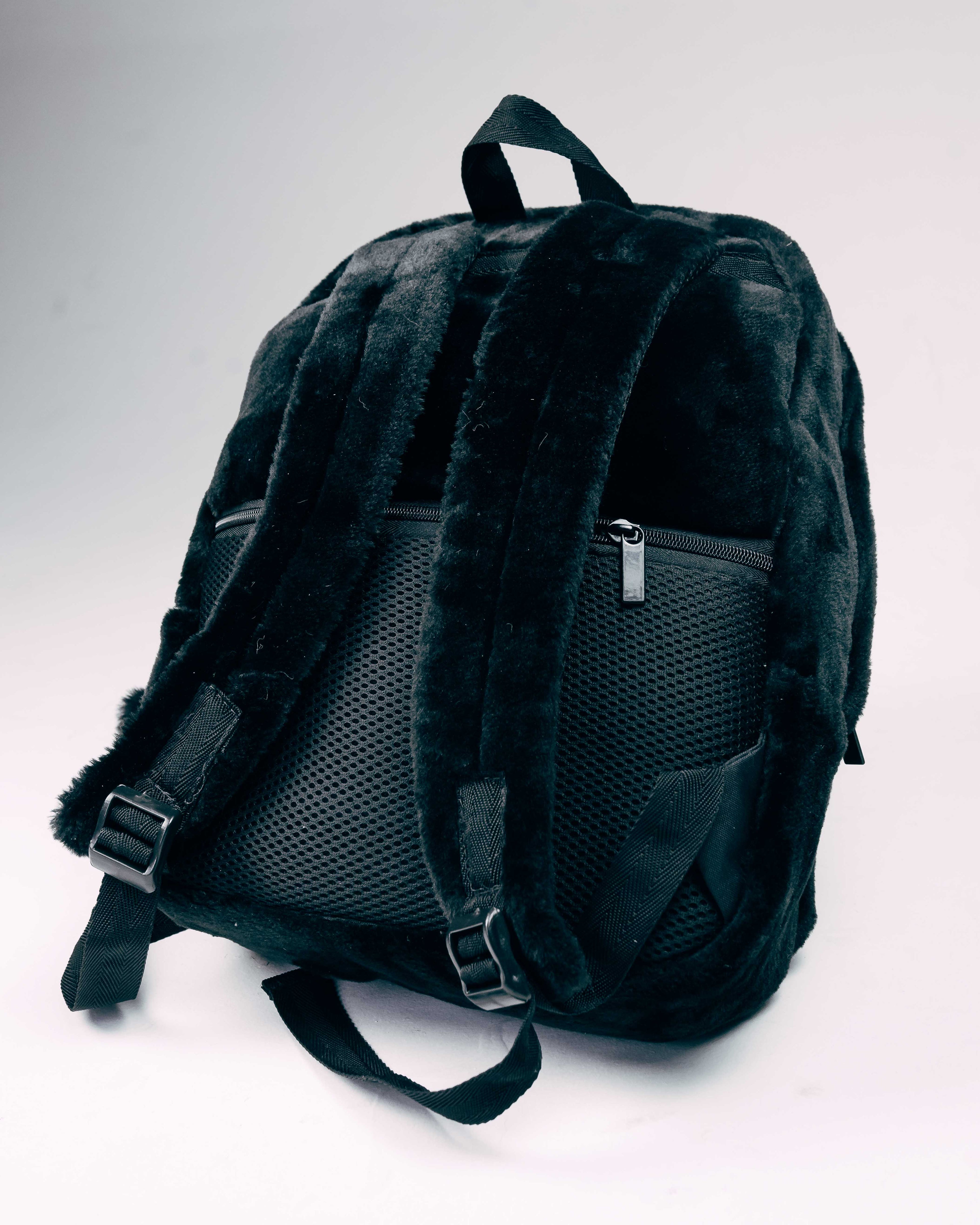 Morral Peluche Black