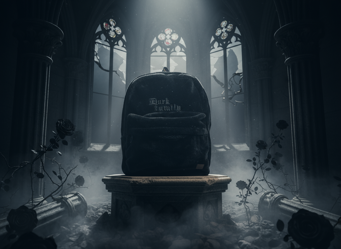 Morral Peluche Black