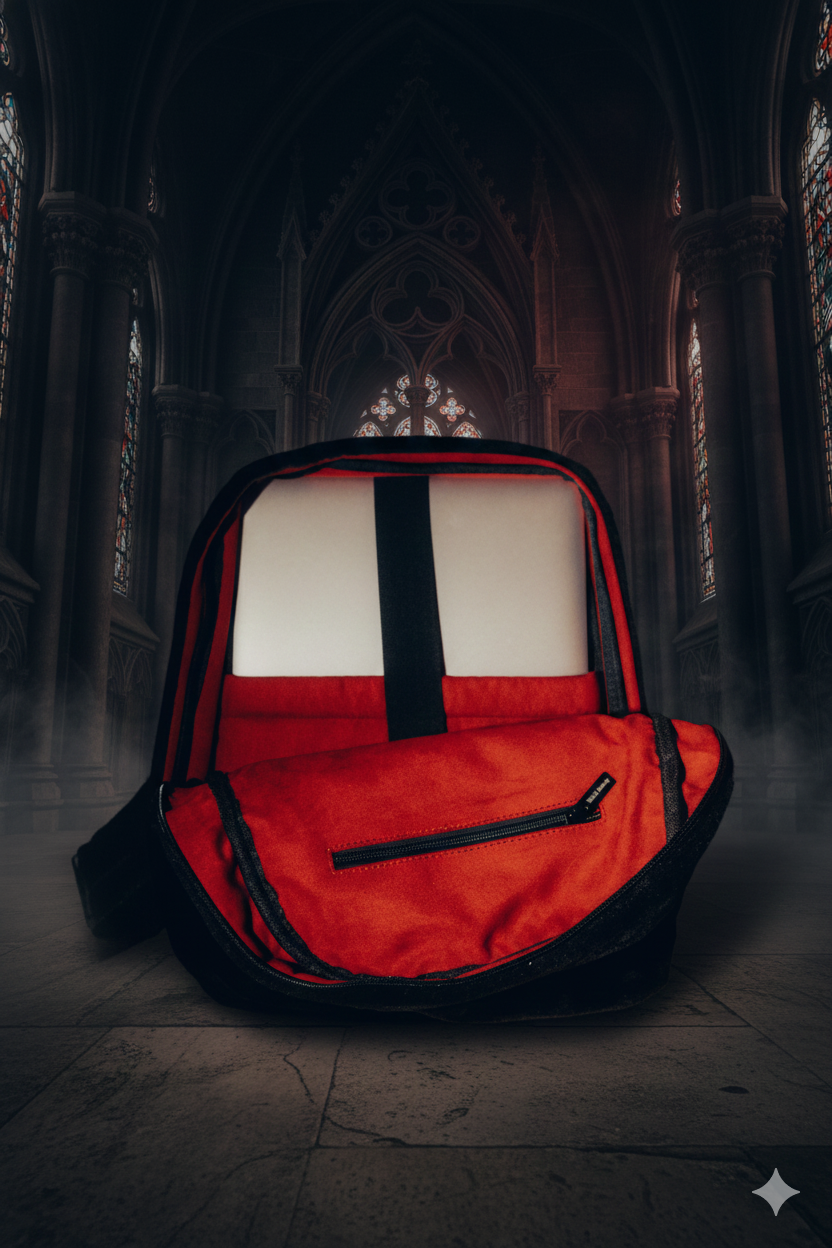 Morral Peluche Black